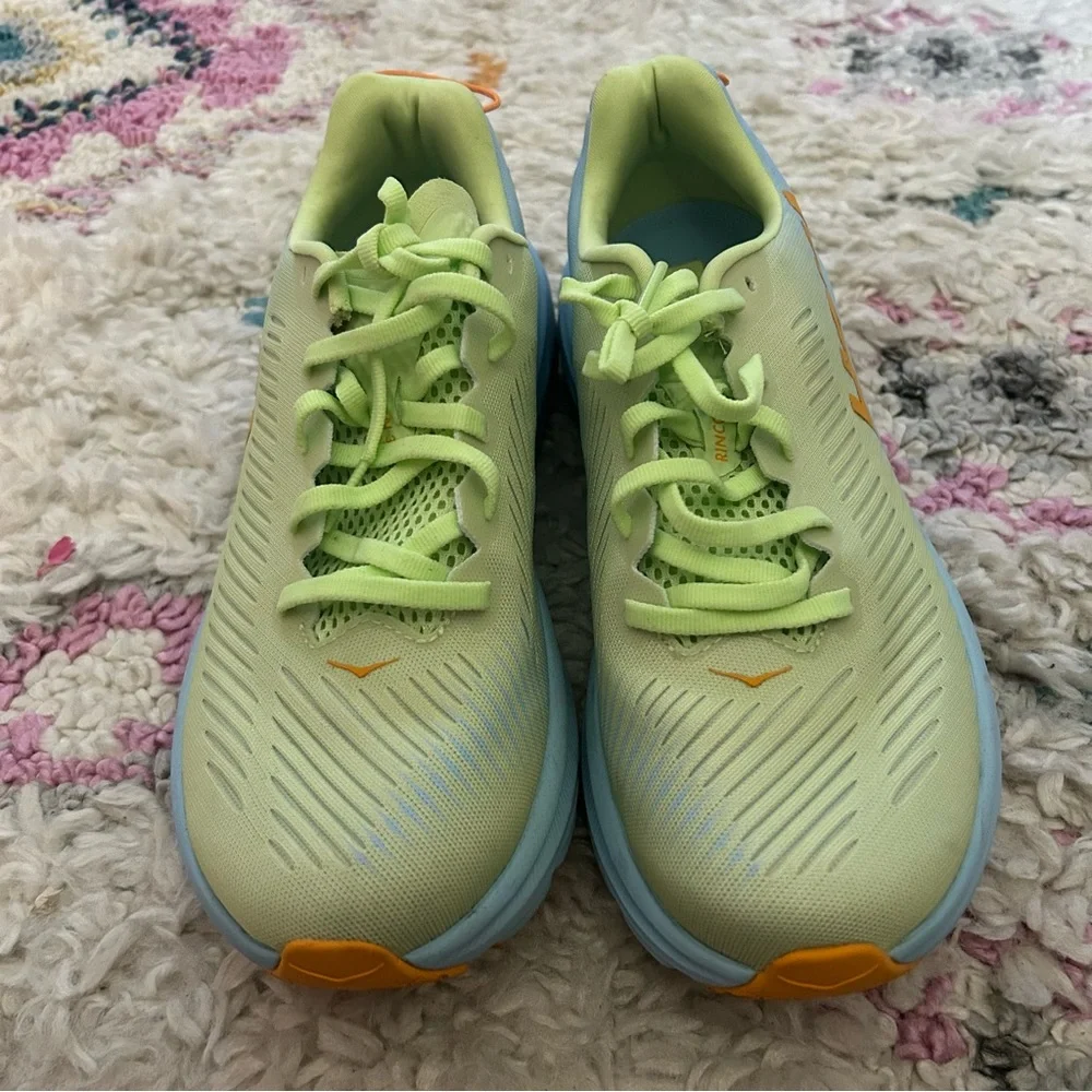 Hoka Women's Rincon 3 Blue and Green Color - Picture 10 of 12
